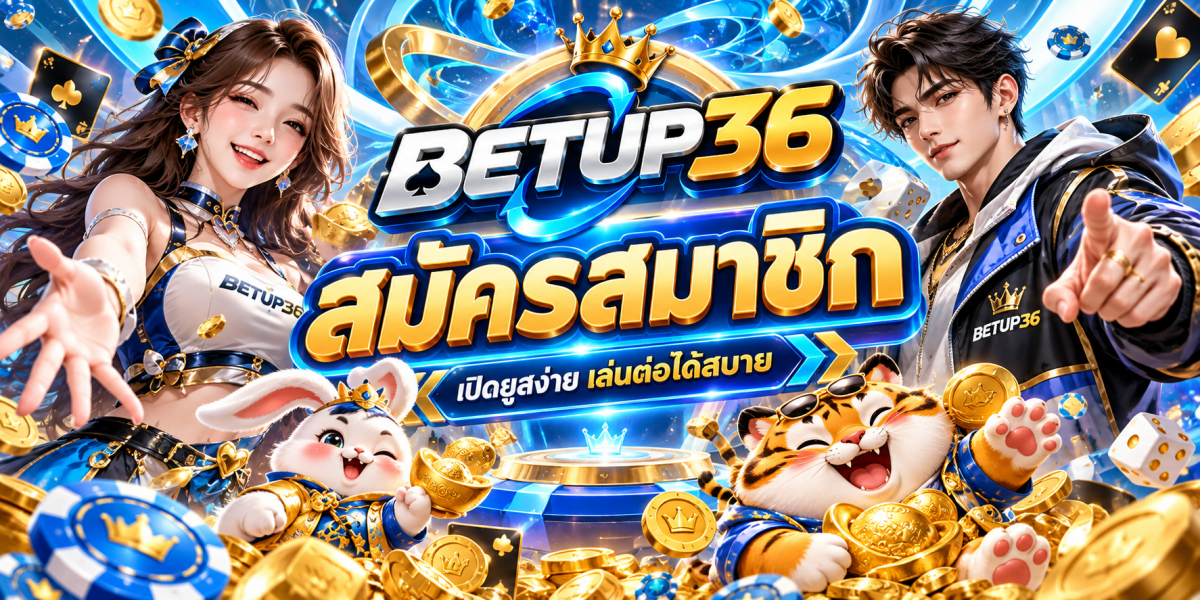 แบนเนอร์คาสิโน BETUP36 สุดอลังการ