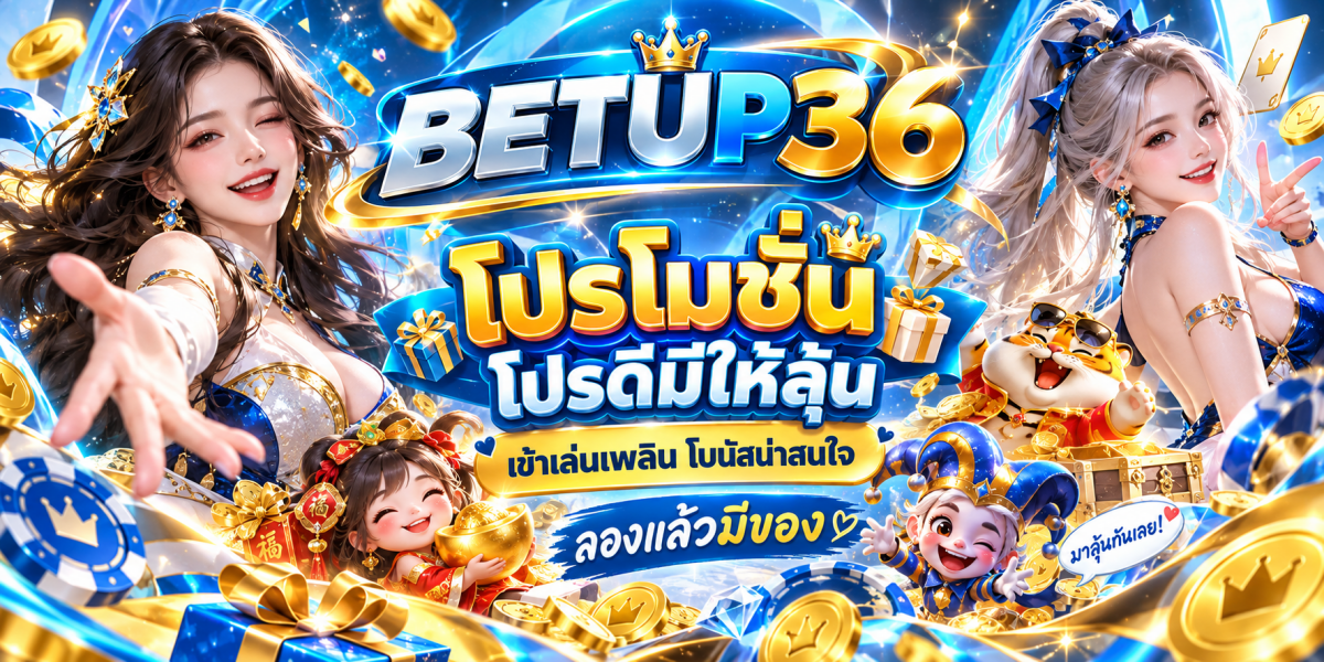 โปรโมชั่น BETUP36 สุดอลังการ